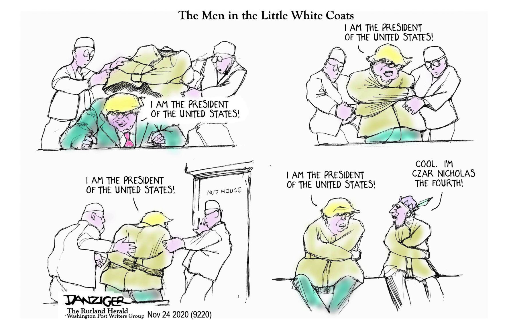 Jeff Danziger cartoon
